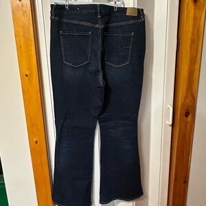 AE flare high rise jeans